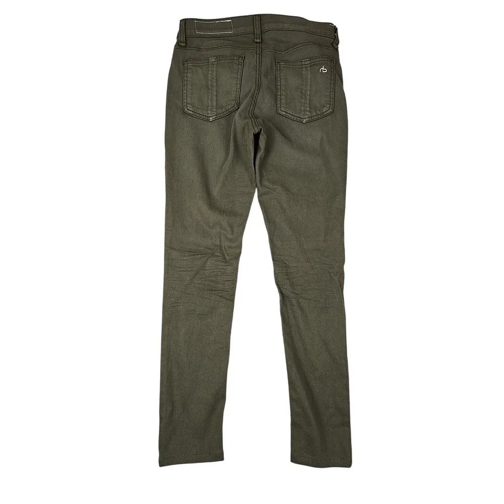 Rag & Bone Green Skinny Jeans Modern Fit Sz. 25‎